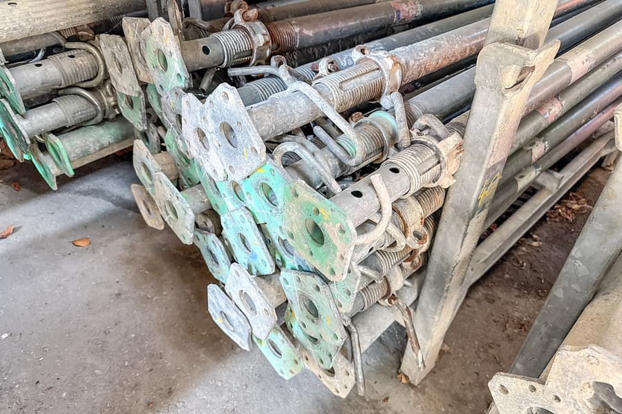 Transportrahmen mit 35 Deckenstehern